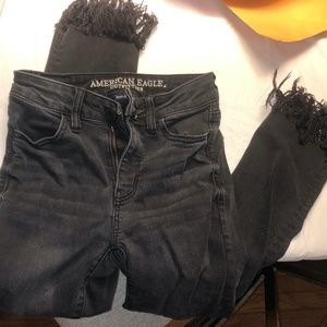 American Eagle Fray Jeans